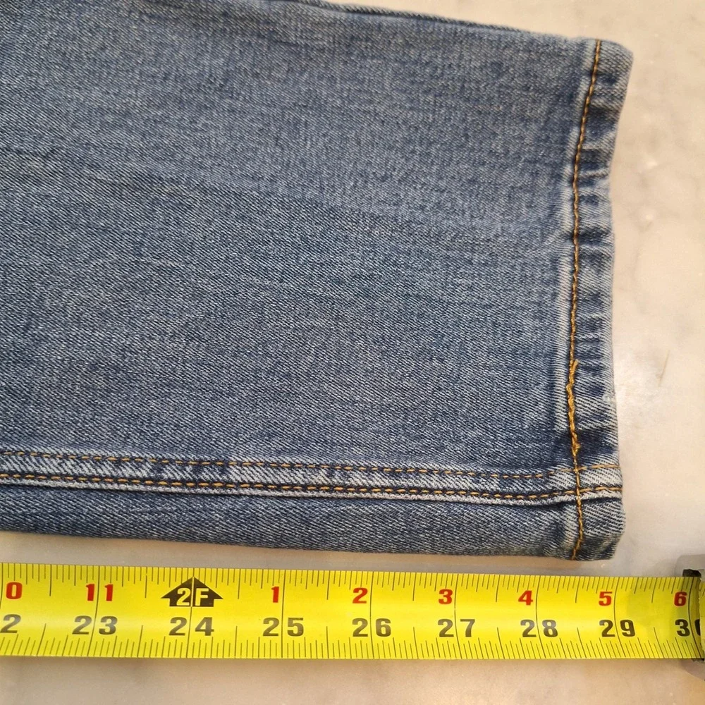 Levi's 505 Regular Fit Jeans Mens 36x30 Blue Straight Leg Denim Pants Classic